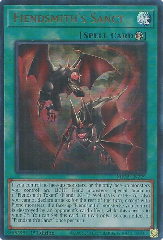 Fiendsmith's Sanct - (MP25-EN229) - Ultra Rare 1st Edition