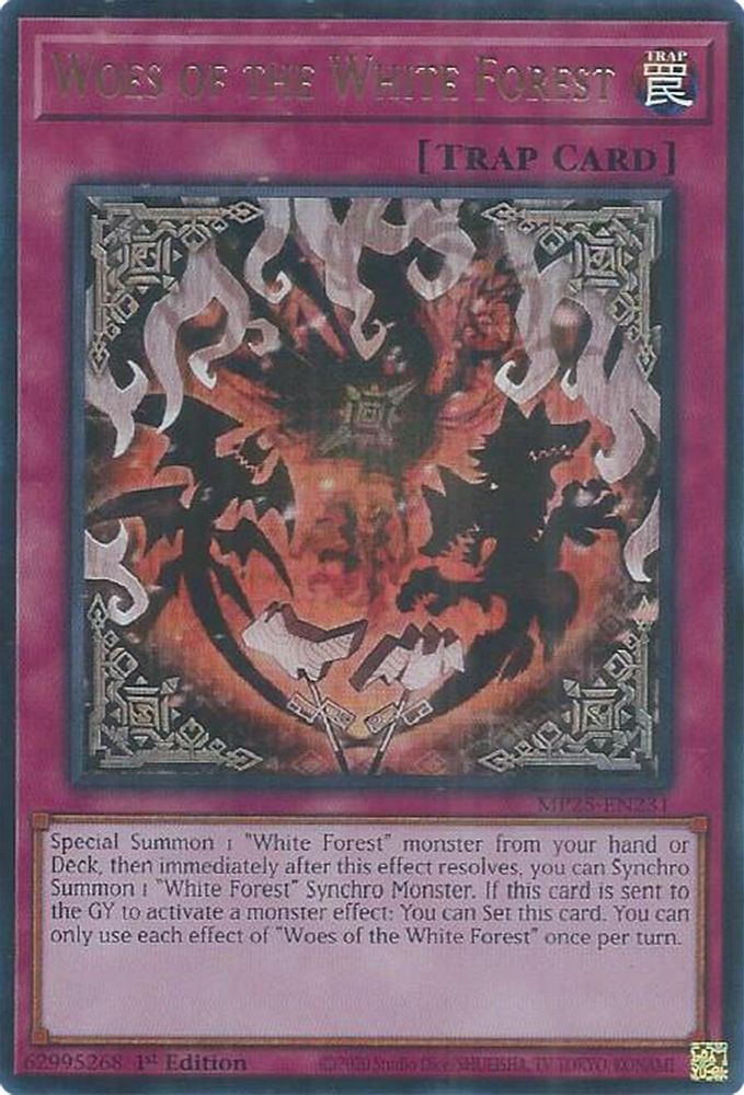 Woes of the White Forest - (MP25-EN231) - Ultra Rare 1st Edition