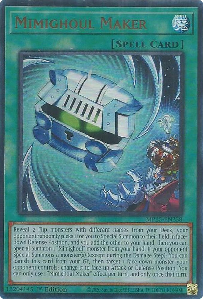 Mimighoul Maker - (MP25-EN238) - Ultra Rare 1st Edition