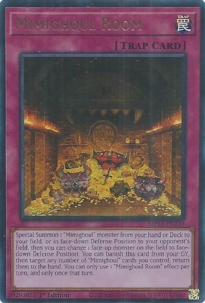 Mimighoul Room - (MP25-EN239) - Ultra Rare 1st Edition