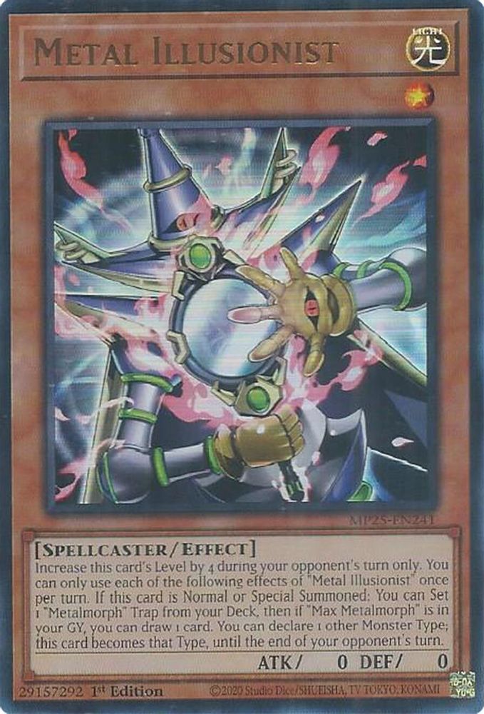 Metal Illusionist - (MP25-EN241) - Ultra Rare 1st Edition