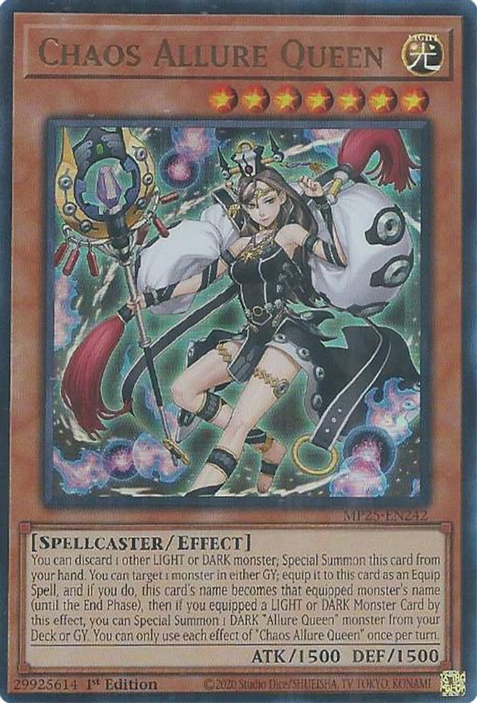 Chaos Allure Queen - (MP25-EN242) - Ultra Rare 1st Edition