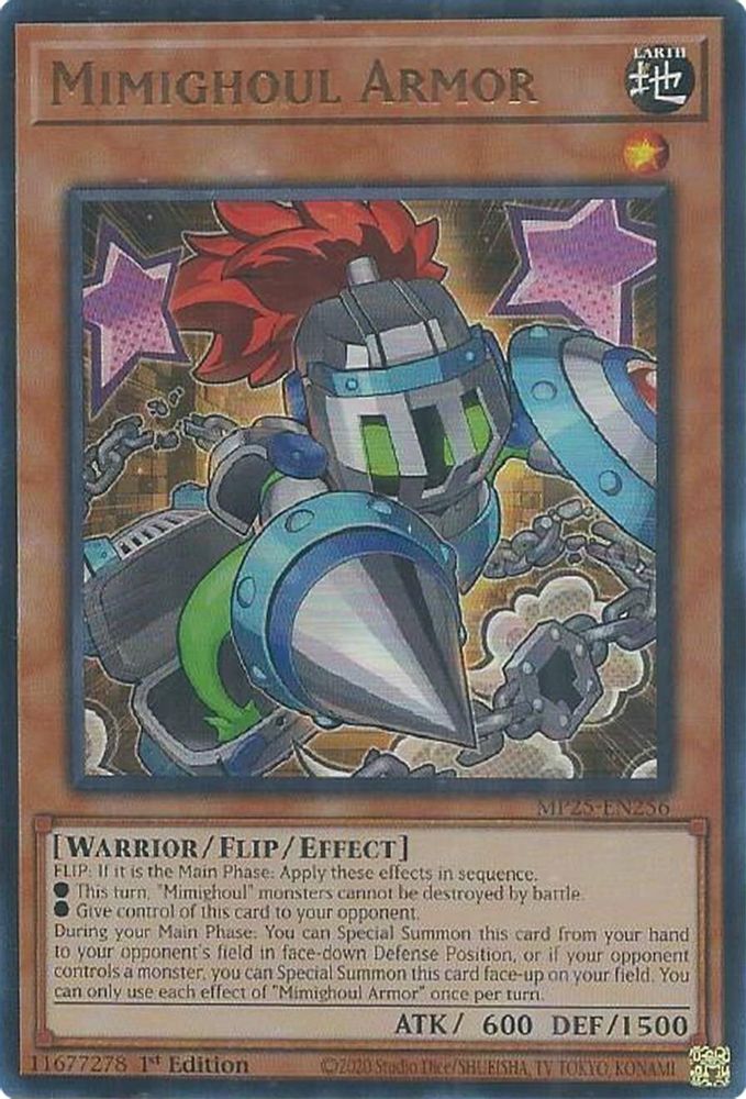 Mimighoul Armor - (MP25-EN256) - Ultra Rare 1st Edition