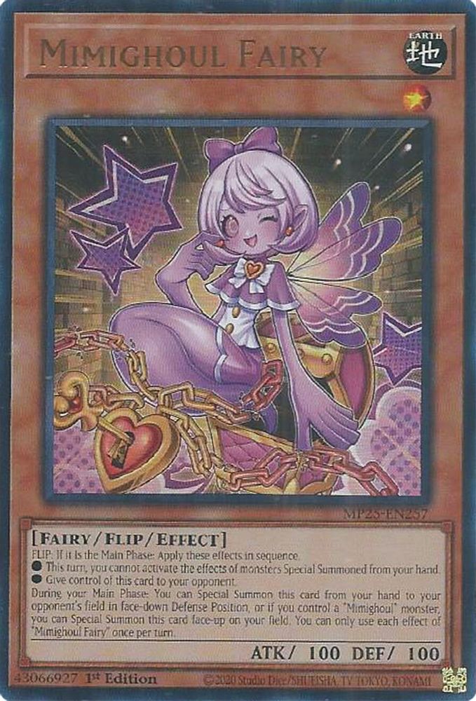 Mimighoul Fairy - (MP25-EN257) - Ultra Rare 1st Edition