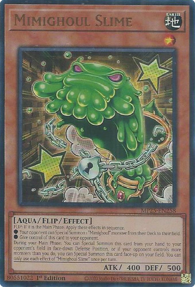Mimighoul Slime - (MP25-EN258) - Ultra Rare 1st Edition