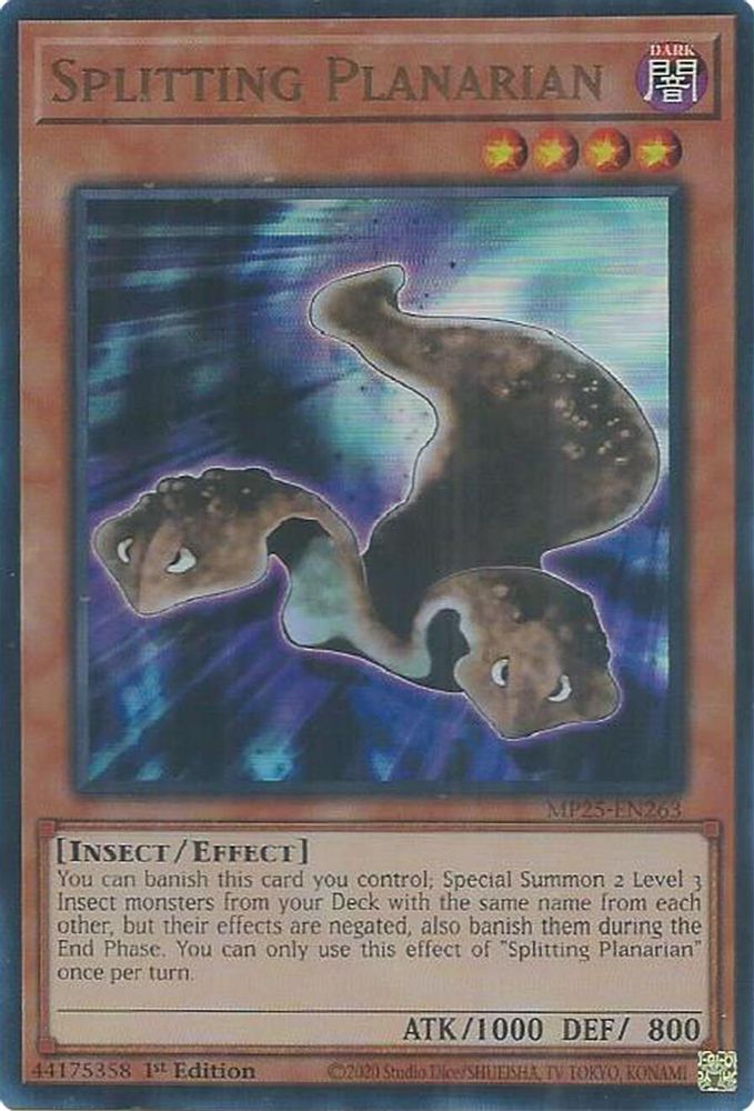 Splitting Planarian - (MP25-EN263) - Ultra Rare 1st Edition