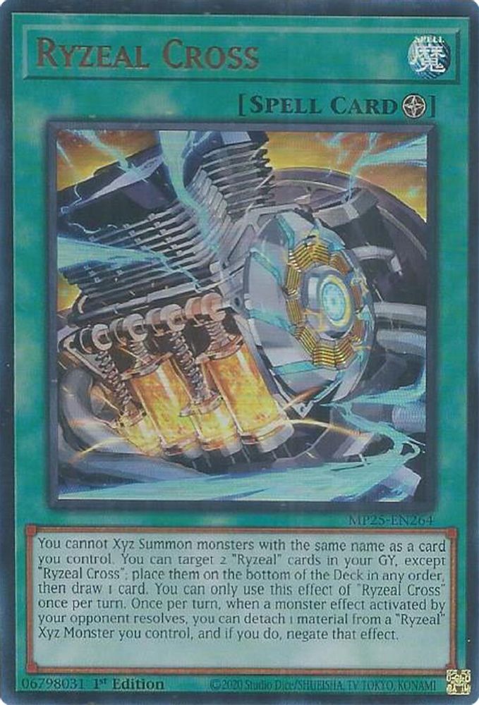 Ryzeal Cross - (MP25-EN264) - Ultra Rare 1st Edition
