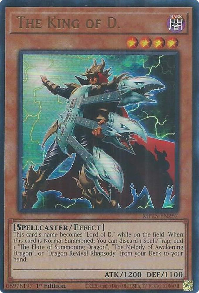 The King of D. - (MP25-EN267) - Ultra Rare 1st Edition