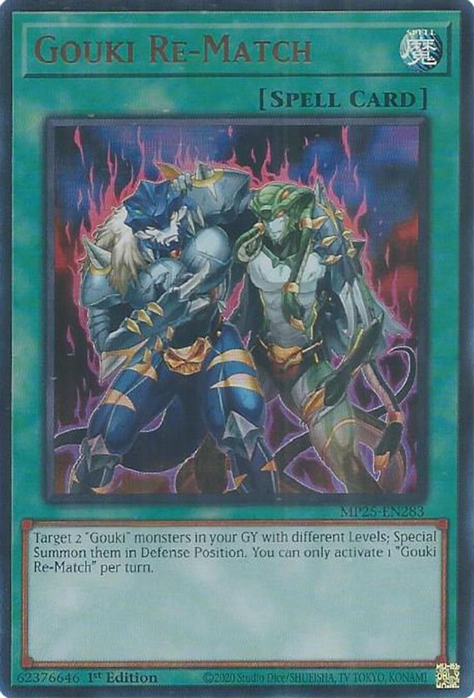 Gouki Re-Match - (MP25-EN283) - Ultra Rare 1st Edition