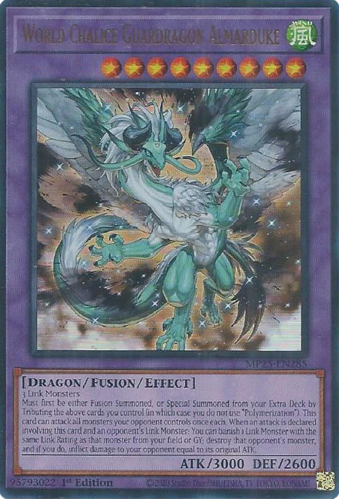 World Chalice Guardragon Almarduke - (MP25-EN285) - Ultra Rare 1st Edition