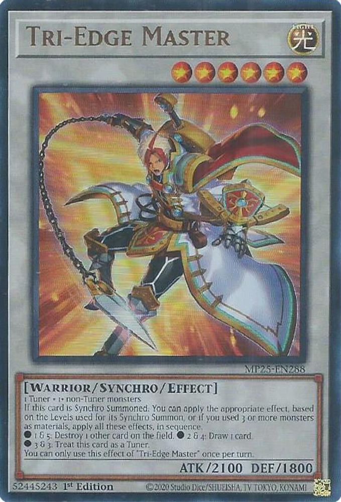 Tri-Edge Master - (MP25-EN288) - Ultra Rare 1st Edition