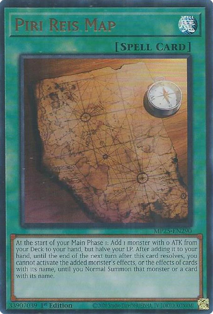 Piri Reis Map - (MP25-EN290) - Ultra Rare 1st Edition