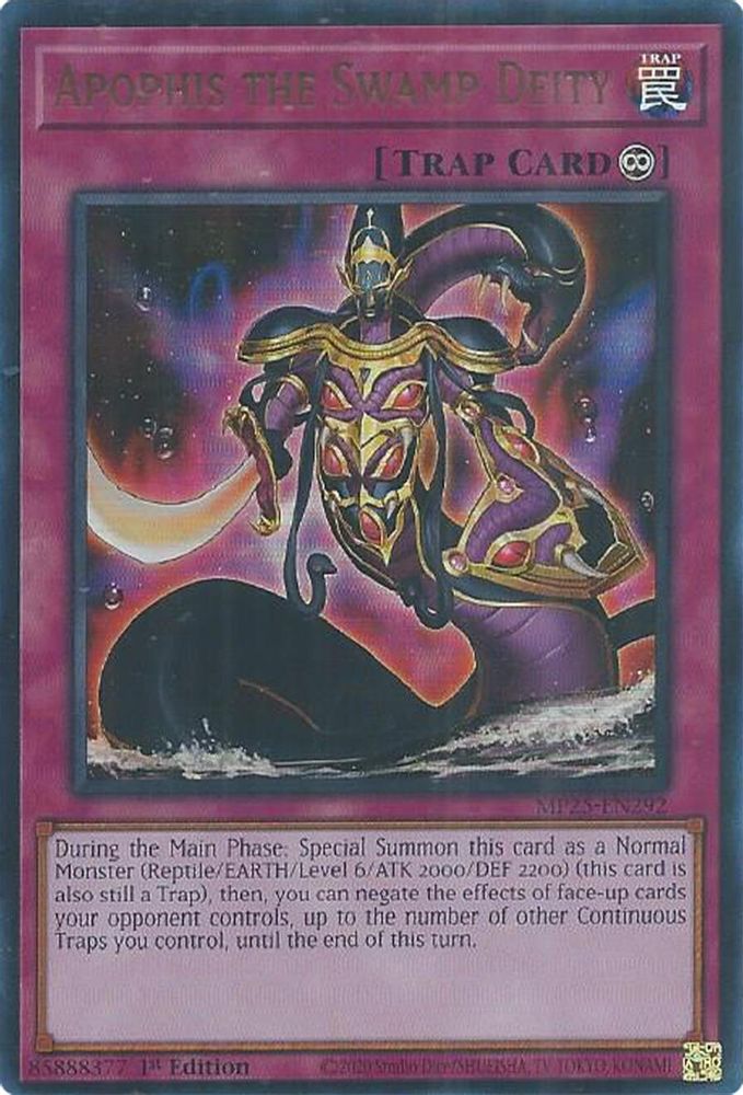Apophis the Swamp Deity - (MP25-EN292) - Ultra Rare 1st Edition
