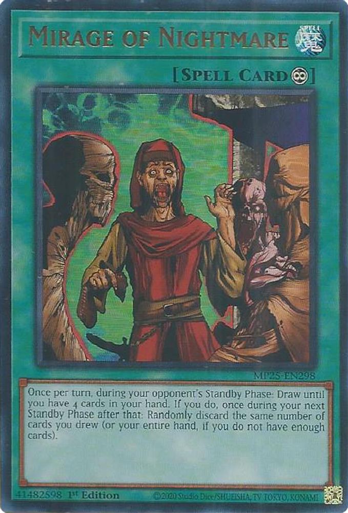 Mirage of Nightmare - (MP25-EN298) - Ultra Rare 1st Edition