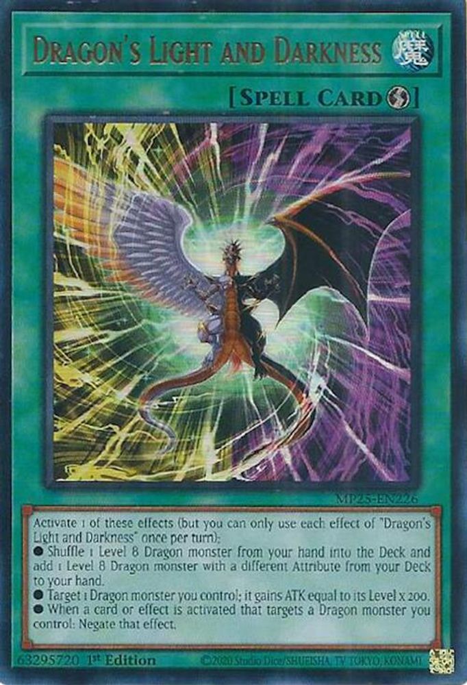 Dragon's Light and Darkness - (MP25-EN226) - Ultra Rare 1st Edition