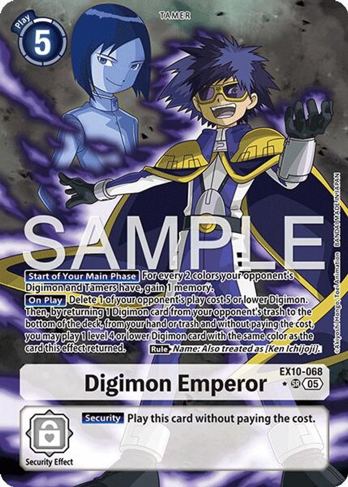 Digimon Emperor (Alternate Art) (EX10-068) SR★ - Digimon Sinister Order