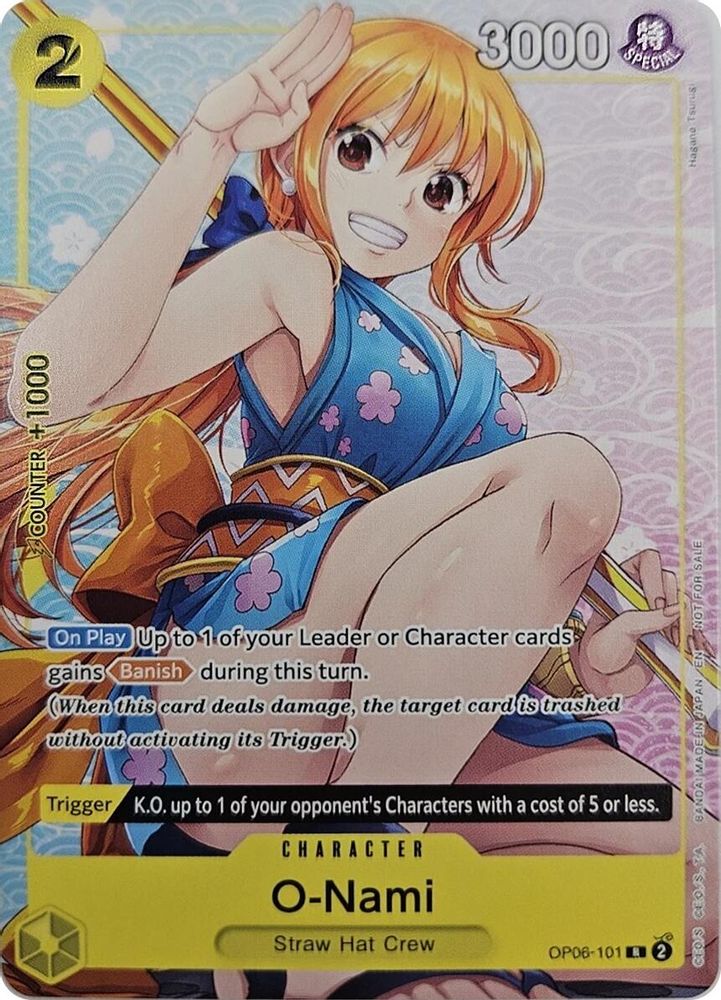 O-Nami - OP06-101 - One Piece Welcome Pack Vol. 2 Promo