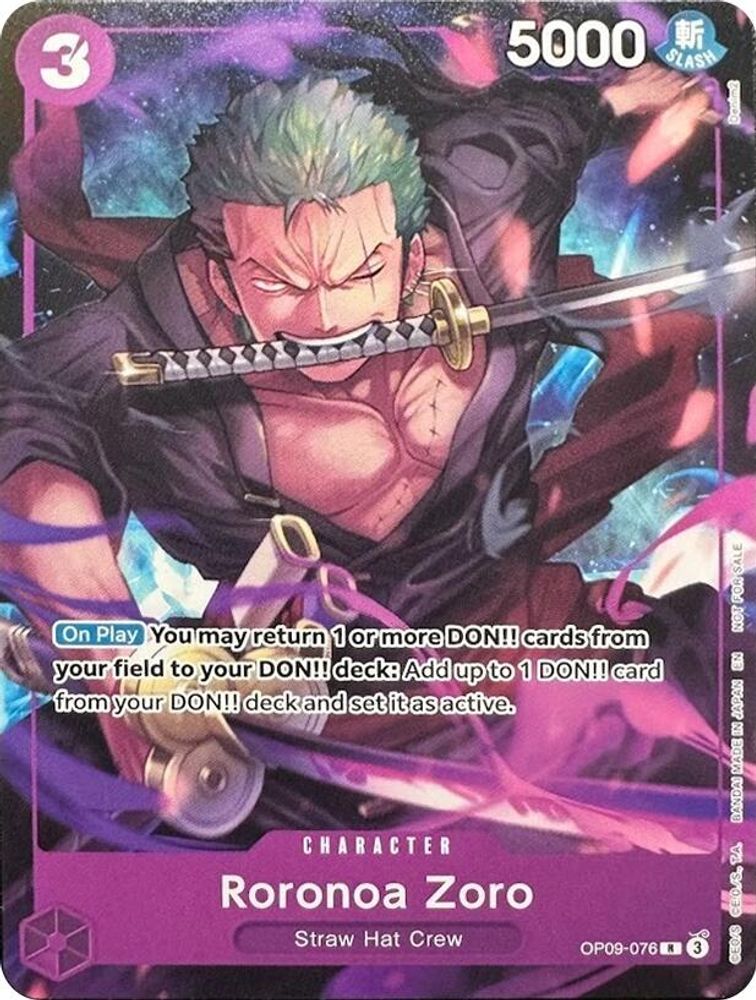 Roronoa Zoro - OP09-076 - One Piece Welcome Pack Vol. 2 Promo