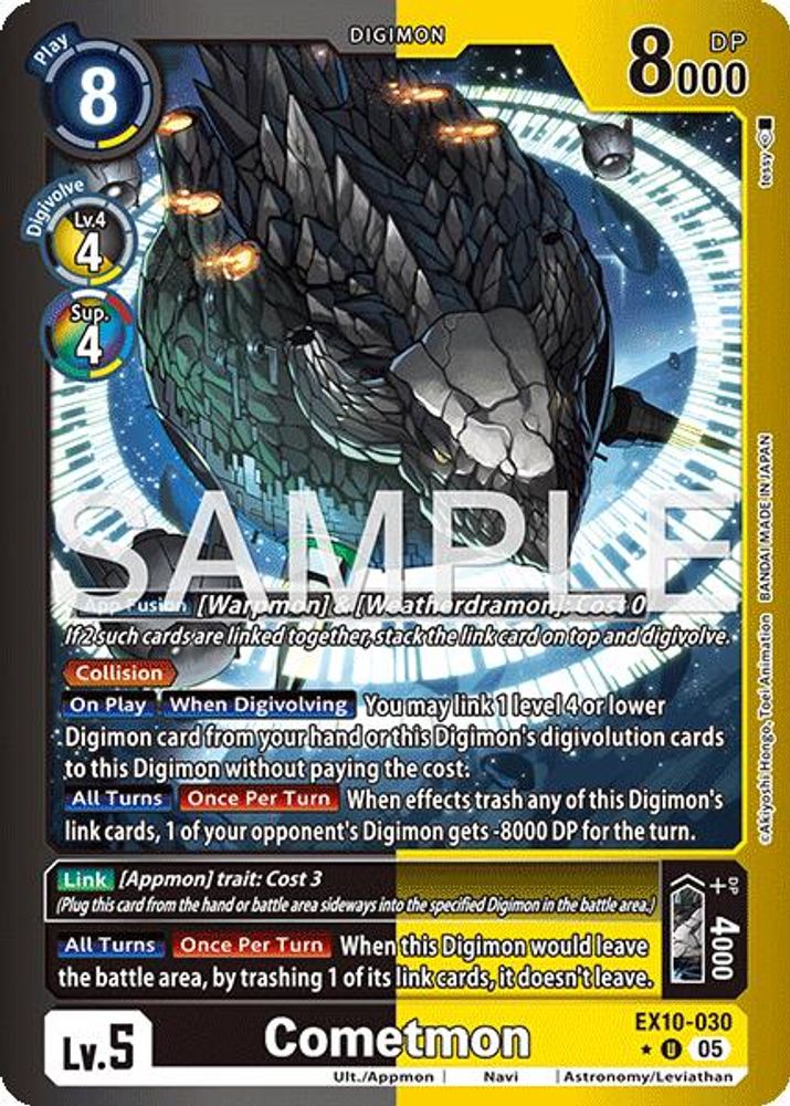 Cometmon (Limited Foil) (EX10-030) Uncommon - Digimon Sinister Order