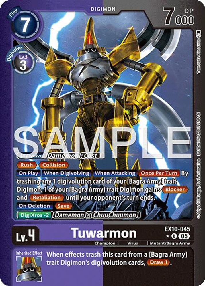Tuwarmon (Limited Foil) (EX10-045) Uncommon - Digimon Sinister Order