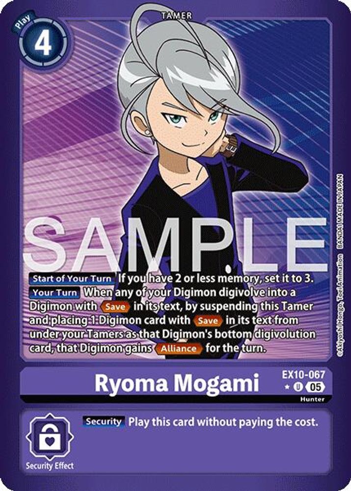 Ryoma Mogami (Limited Foil) (EX10-067) Uncommon - Digimon Sinister Order