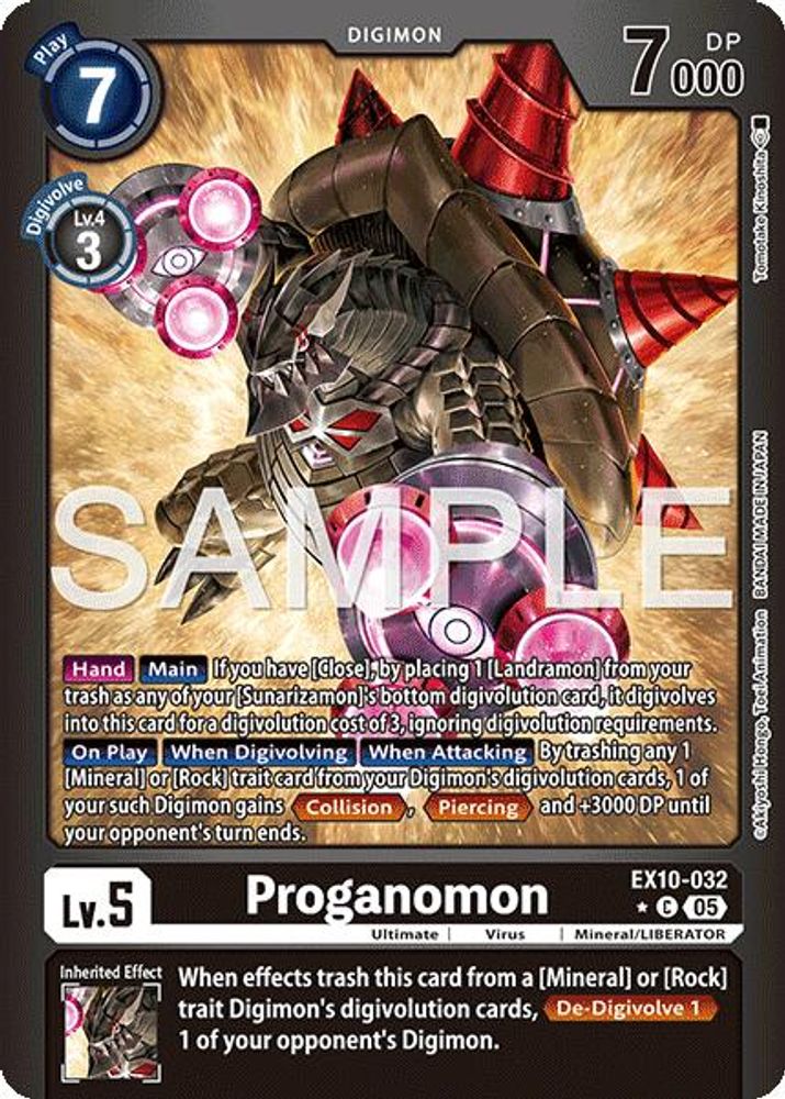Proganomon (Limited Foil) (EX10-032) Common - Digimon Sinister Order