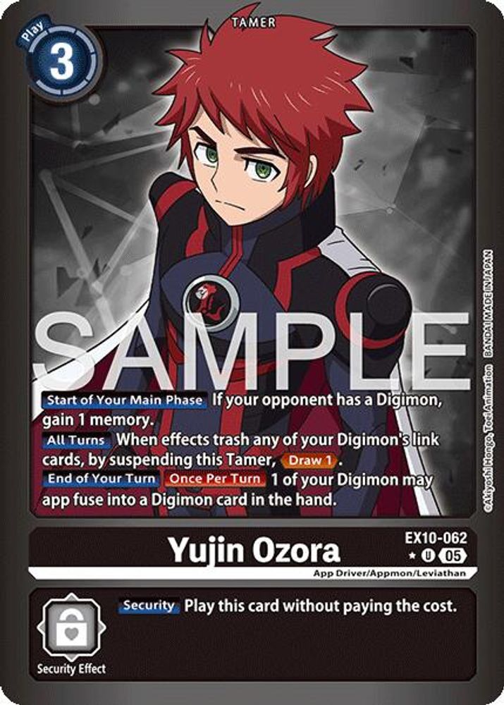 Yujin Ozora (Limited Foil) (EX10-062) Uncommon - Digimon Sinister Order