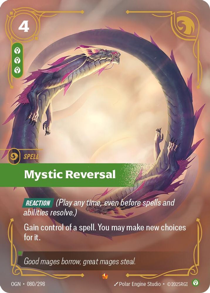 Mystic Reversal (080/298) Epic - Riftbound Origins Foil