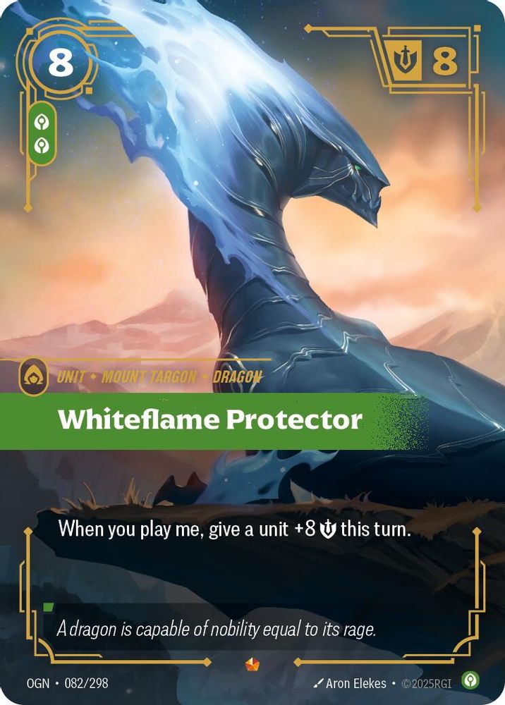Whiteflame Protector (082/298) Epic - Riftbound Origins Foil