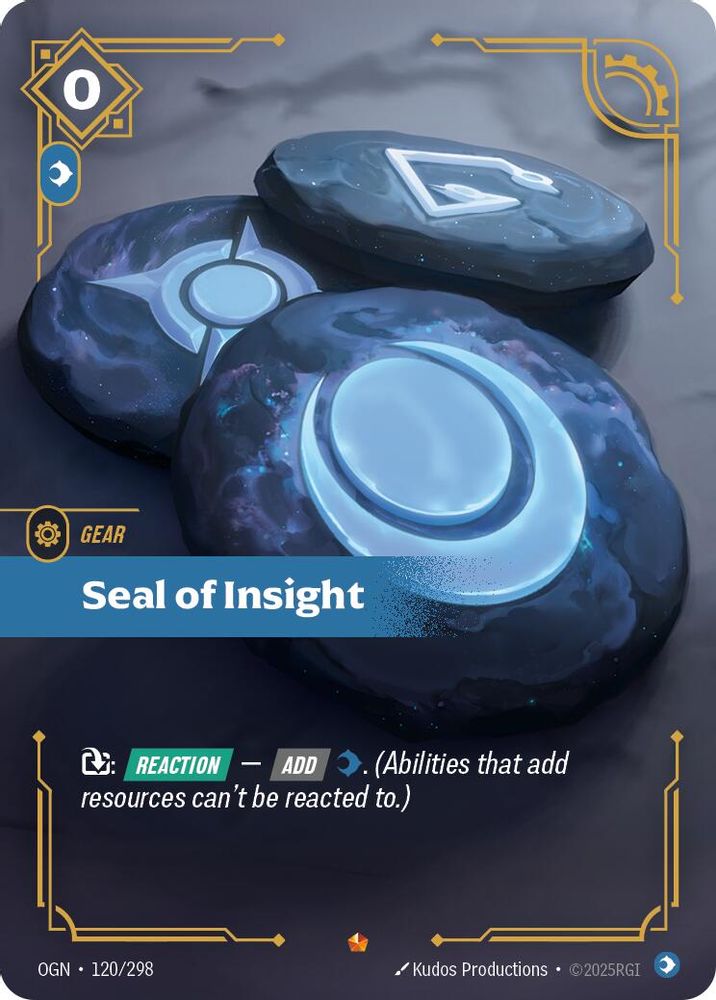 Seal of Insight (120/298) Epic - Riftbound Origins Foil