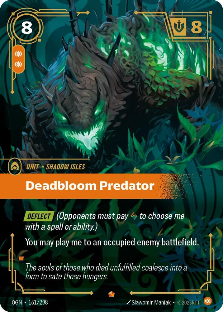 Deadbloom Predator (161/298) Epic - Riftbound Origins Foil