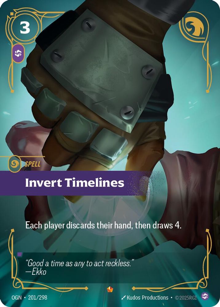 Invert Timeline (201/298) Epic - Riftbound Origins Foil