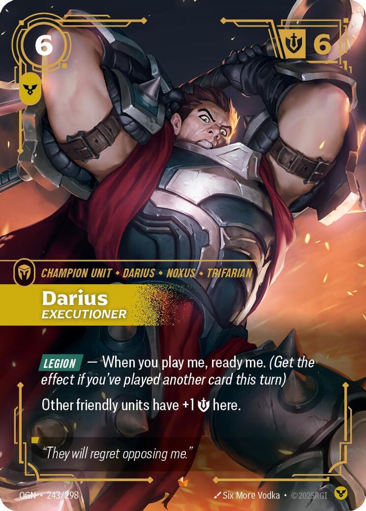 Darius - Executioner (243/298) Epic - Riftbound Origins Foil