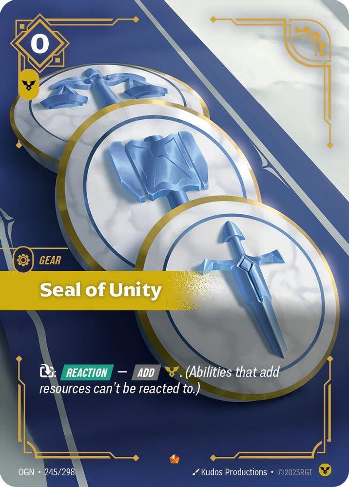 Seal of Unity (245/298) Epic - Riftbound Origins Foil