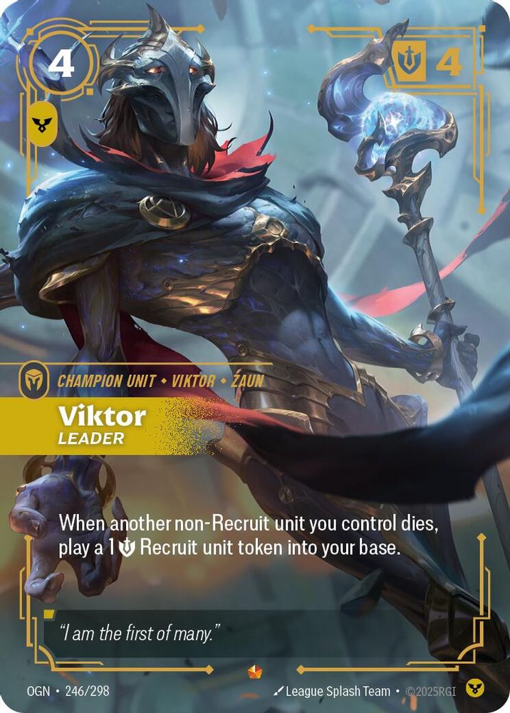 Viktor - Leader (246/298) Epic - Riftbound Origins Foil
