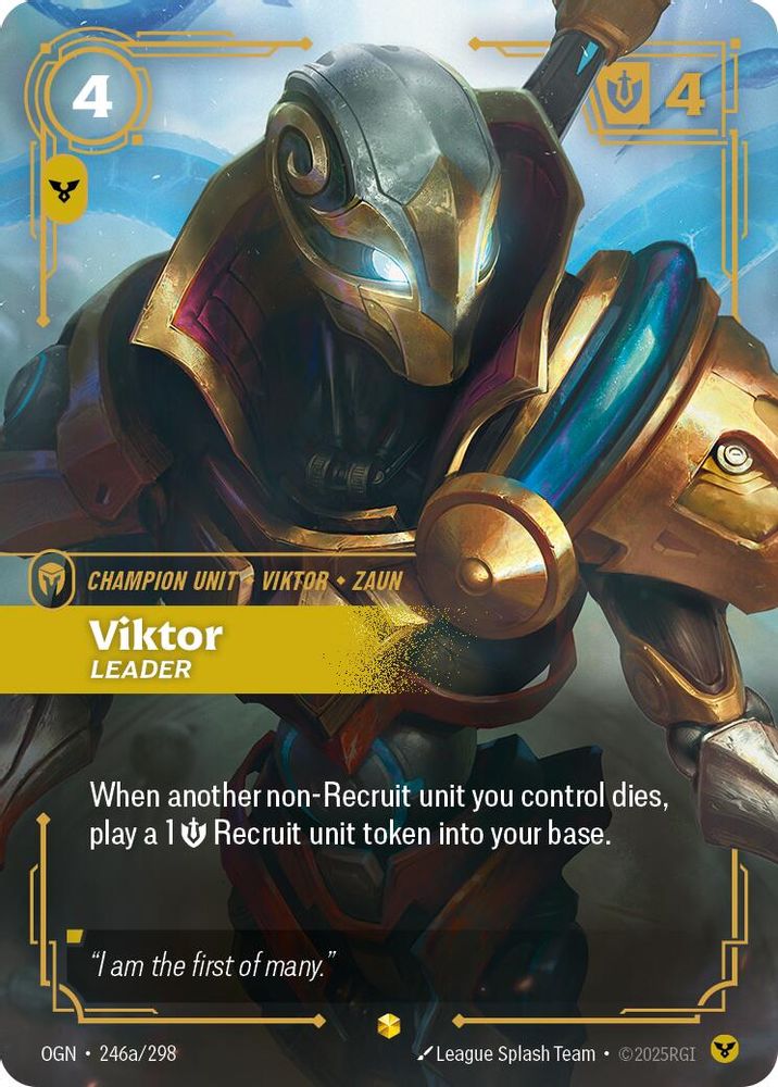 Viktor - Leader (Alternate Art) (246a/298) Showcase - Riftbound Origins Foil