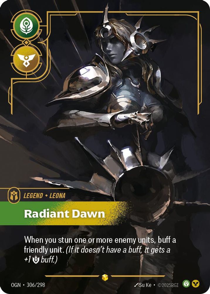 Leona - Radiant Dawn (Showcase) (306/298) Showcase - Riftbound Origins Foil