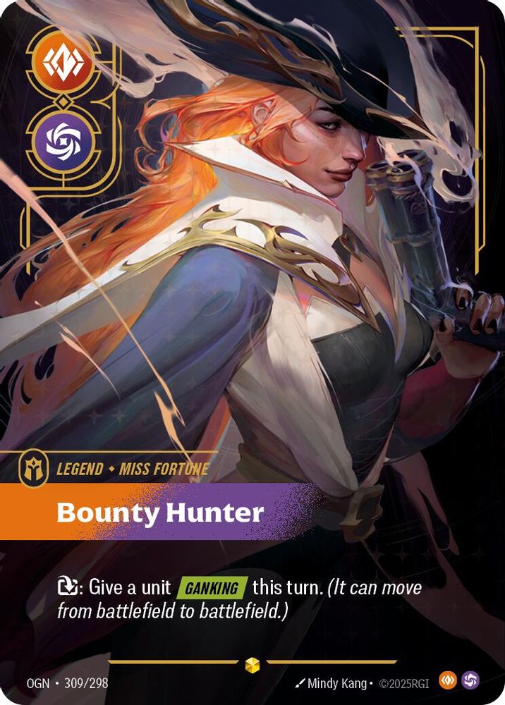 Miss Fortune - Bounty Hunter (Showcase) (309/298) Showcase - Riftbound Origins Foil