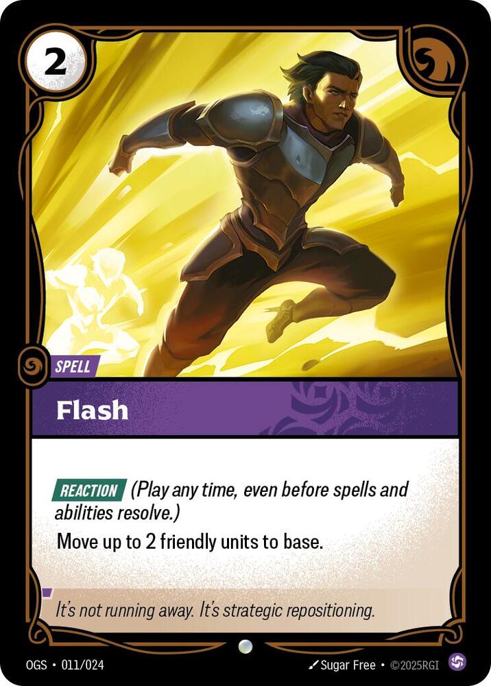Flash - 011/024 - Common -  Riftbound - Proving Grounds