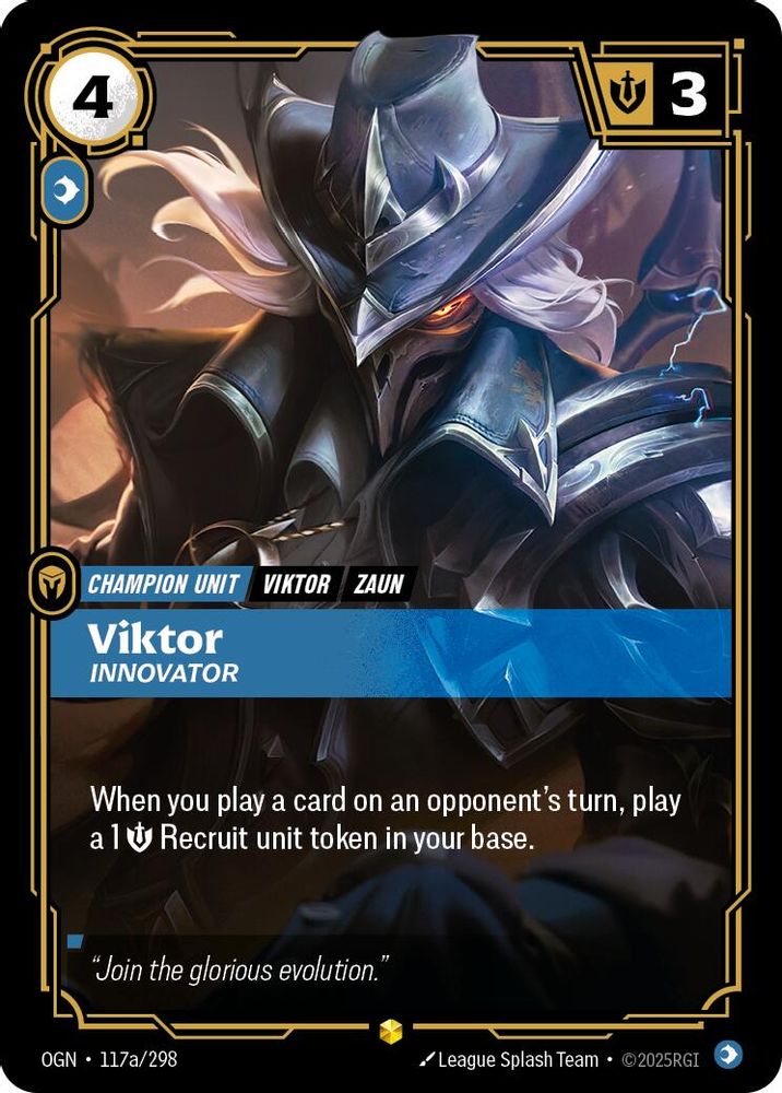 Viktor - Innovator (Alternate Art) (117a/298) Showcase - Riftbound Origins Foil