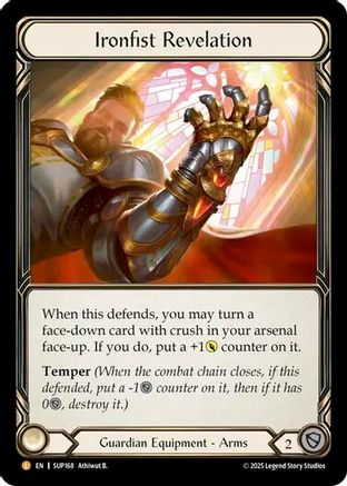 [Cold Foil] Ironfist Revelation (#SUP168) - Legendary - FAB Super Slam