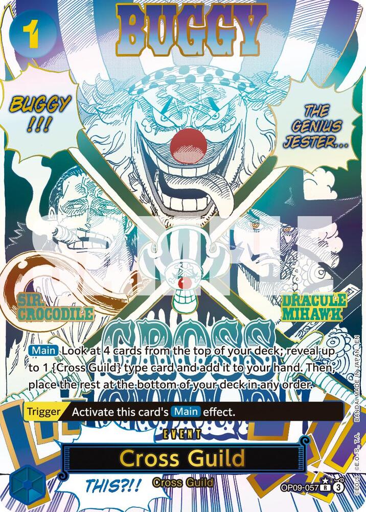 [ MANGA ] Cross Guild - OP09-057 - R [PRB-02] Premium Booster - THE BEST - VOL. 2