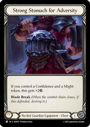 [Cold Foil] Strong Stomach for Adversity (#SUP073) - Common - FAB Super Slam