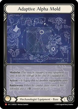 [Cold Foil] Adaptive Alpha Mold (Extended Art) (#SUP253) - Majestic - FAB Super Slam