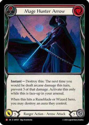 [Rainbow Foil] Mage Hunter Arrow (#SUP257) - Majestic - FAB Super Slam