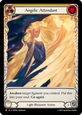 [Cold Foil] Angelic Attendant (Extended Art) (#SUP265) - Majestic - FAB Super Slam