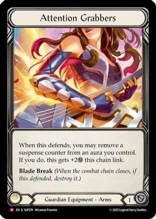 [Cold Foil] Attention Grabbers (#SUP273) - Majestic - FAB Super Slam