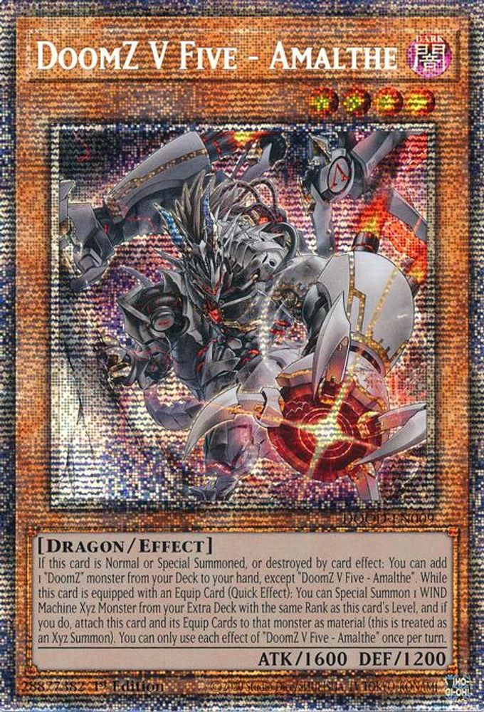 [STARLIGHT RARE] DoomZ V Five - Amalthe (Starlight Rare) - (DOOD-EN009) - 1st Edition