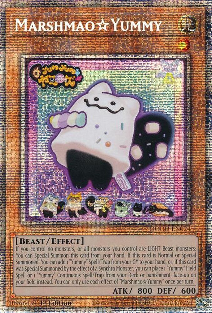 [STARLIGHT RARE] MarshmaoYummy (Starlight Rare) - (DOOD-EN024) - 1st Edition