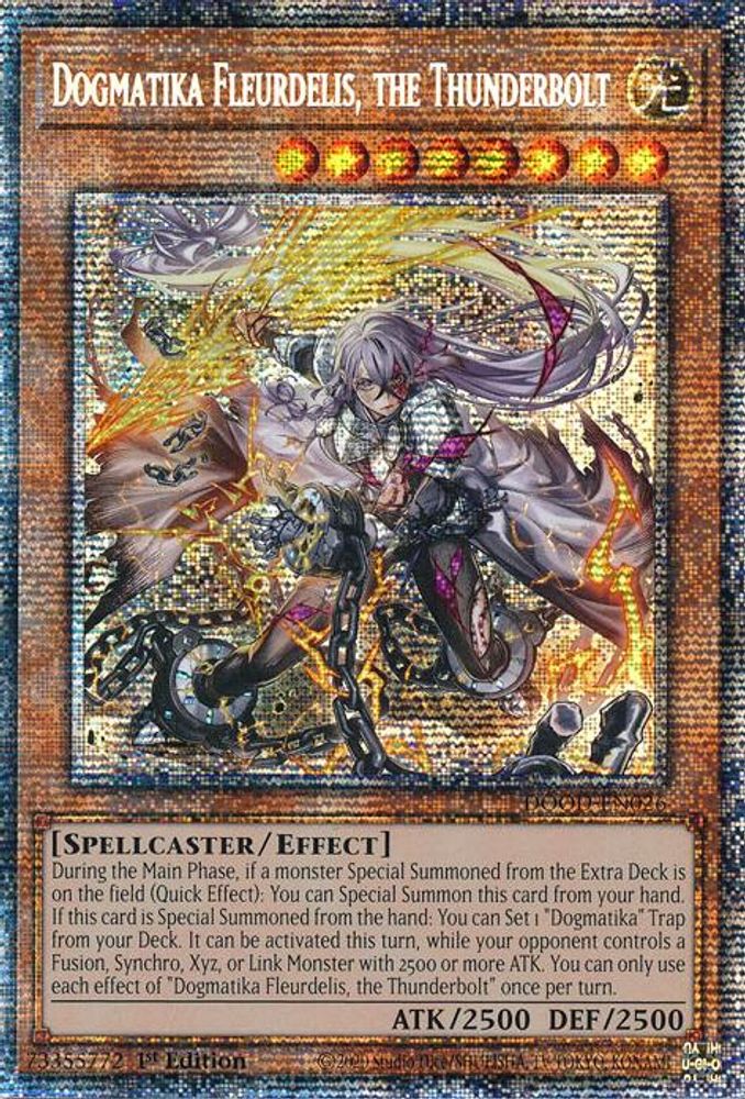 [STARLIGHT RARE] Dogmatika Fleurdelis, the Thunderbolt (Starlight Rare) - (DOOD-EN026) - 1st Edition